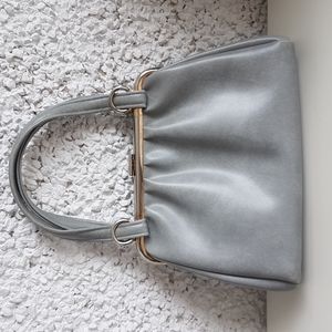 Small Vintage Grey Purse Handbag